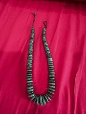 Turquoise Heishi Bead Necklace - Women Jewelry